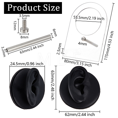 Soft Silicone Flexible Model Body Part Displays ODIS-WH0061-29E-1