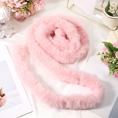 3Pcs 3 Colors Faux Fur Chenille Stick Fabric Roll for Christmas Tree Decor or Wreath Bows Craft FIND-CY0002-08-1