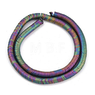 Electroplated Synthetic Non-magnetic Hematite Beads Strands G-H020-M01-23-1