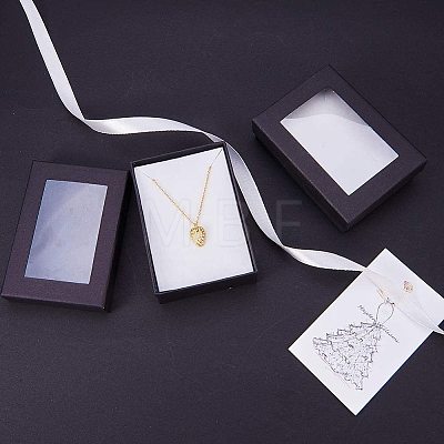 Rectangle Valentines Day Presents Packages Cardboard Jewelry Set Boxes CBOX-NB0001-04-1