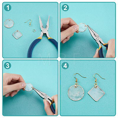CHGCRAFT DIY Dangle Earring Making Kits DIY-CA0002-67-1