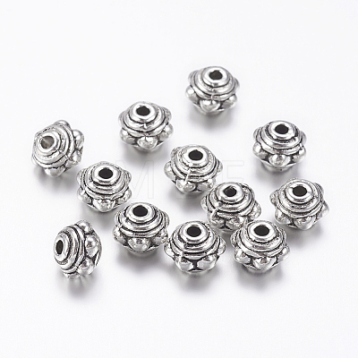 Tibetan Style Alloy Spacer Beads LF1017Y-1