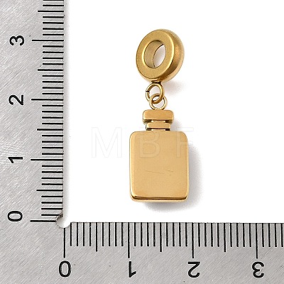 304 Stainless Steel & Cat Eye European Dangle Charms STAS-D153-27A-G-1
