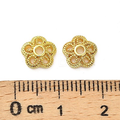 Brass Bead Caps KK-B142-05G-1