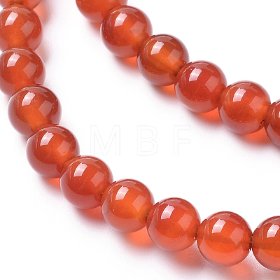 Natural Agate Beads Strands G-I261-B04-6mm-1