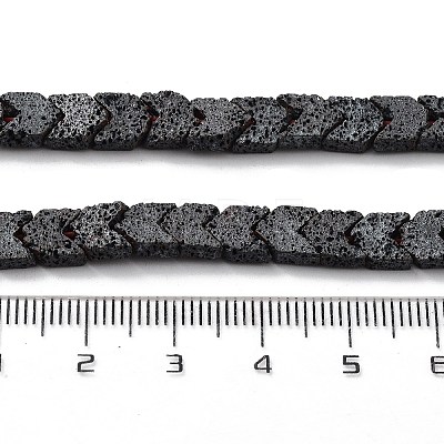 Natural Lava Rock Beads Strands G-H303-C15-1