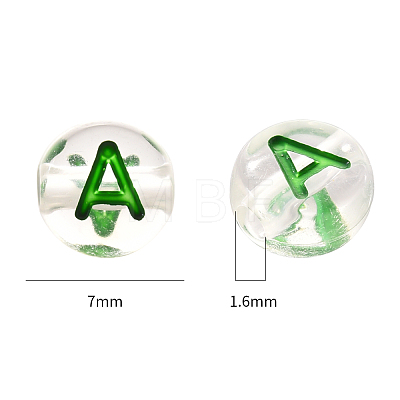 Transparent Clear Acrylic Beads MACR-YW0001-23A-1