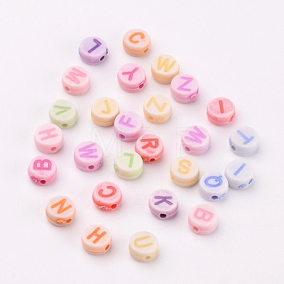 Initial Acrylic Beads PL085-1