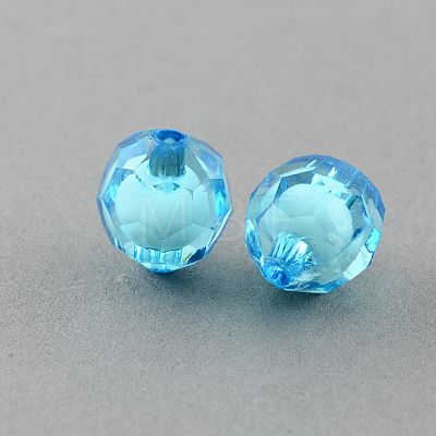 Transparent Acrylic Beads X-TACR-S113-10mm-M-1