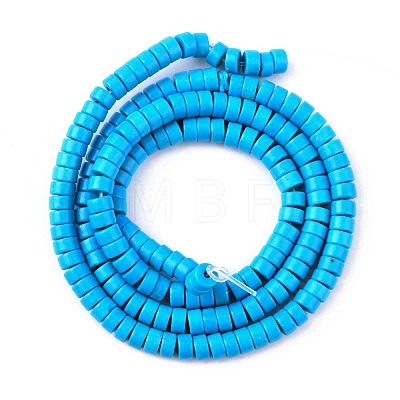 Synthetic Turquoise Beads Strands X-TURQ-G110-4x2mm-06-1