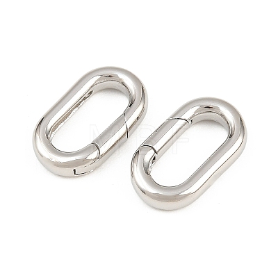Brass Spring Gate Rings KK-H292-58B-P-1