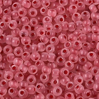6/0 Transparent Inside Colours Glass Seed Beads SEED-N008-08L-1