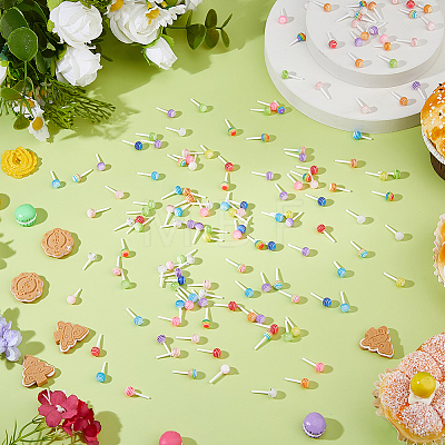 150Pcs Resin 3D Lollipop Nail Art Accessories FIND-DC0007-89-1