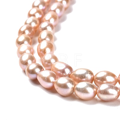 Natural Cultured Freshwater Pearl Beads Strands PEAR-E016-194B-1