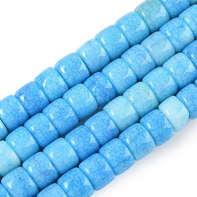 Dyed Glass Beads Strands GLAA-H037-01E-1