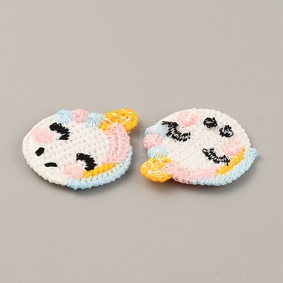 Animal Polyester Knitted Appliques DIY-WH0399-42F-1