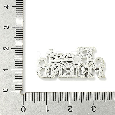 Tibetan Style Alloy Connector Charms TIBE-I026-6020AS-1