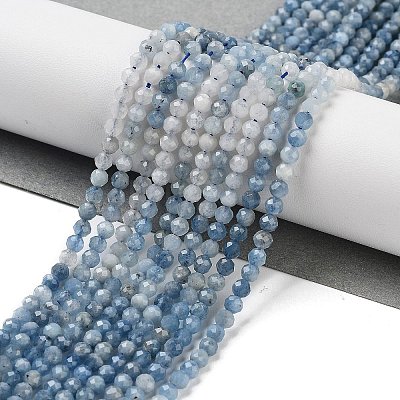 Natural Aquamarine Beads Strands G-B088-C24-03-1