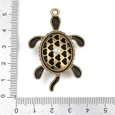 Alloy Crystal Rhinestone Big Pendants AL-CBA2376-24AB-1