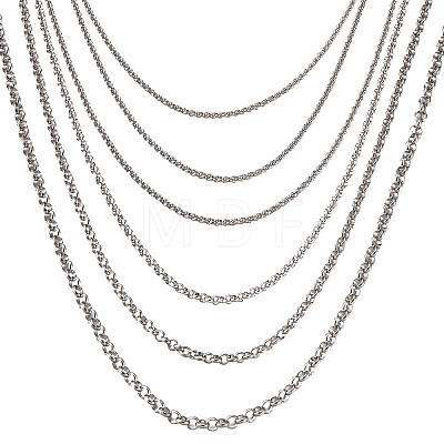 Steel Rolo Chain for Necklace MAK-TA0001-02P-1