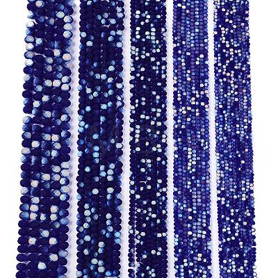 Transparent Glass Beads Strands LS-EGLA-A044-T8mm-MB06-1
