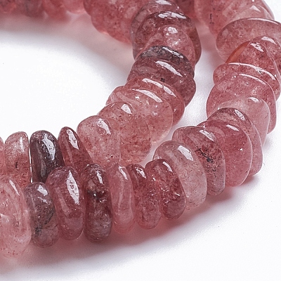 Natural Strawberry Quartz Beads Strands G-G841-B04-1