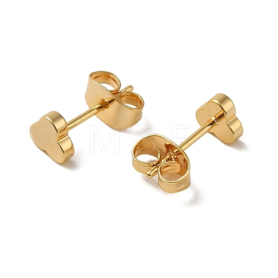 Brass Earrings EJEW-O003-01B-G-1