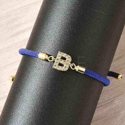 Adjustable Nylon Cord Bracelets BJEW-C096-01G-02-1