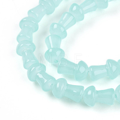 Baking Paint Glass Beads Strands DGLA-N007-01I-1