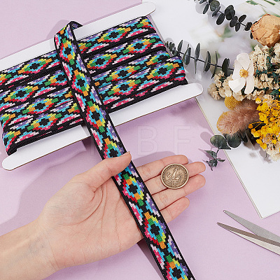 5.4M Vintage Jacquard Polyester Ribbon OCOR-CY0004-49-1