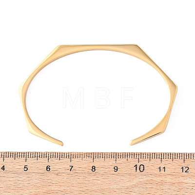 304 Stainless Steel Cuff Bangles BJEW-P373-01G-1