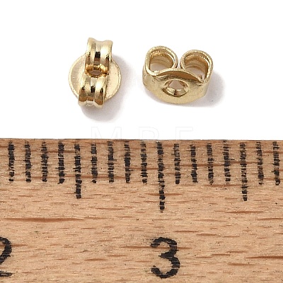 Brass Ear Nuts KK-K383-20G-1