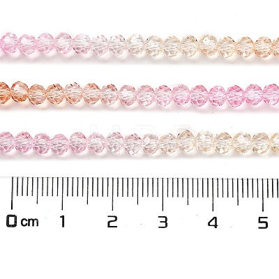 Transparent Painted Glass Beads Strands DGLA-A034-T3mm-A20-1