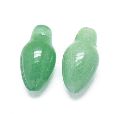 Natural Green Aventurine Pendants G-F637-18B-1