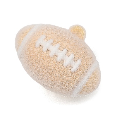 Sports Theme Flocking Silicone Pendants SIL-C012-02B-01-1