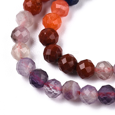 Natural Mixed Gemstone Beads Strands G-D080-A01-02-10-1