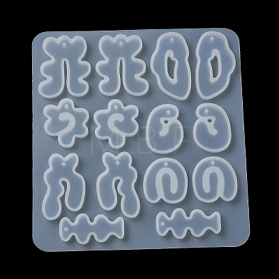 DIY Pendant Silicone Molds DIY-G091-03A-1