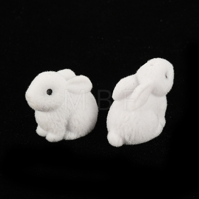 Flocky Plastic Beads X-KY-Q056-022E-1
