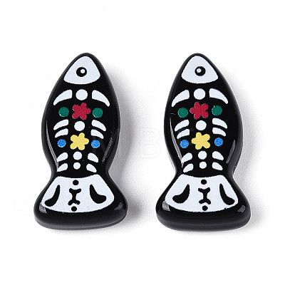 Printed Opaque Resin Beads RESI-N043-22A-1