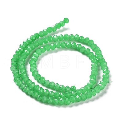 Baking Painted Imitation Jade Glass Bead Strands DGLA-A034-J4MM-A10-1