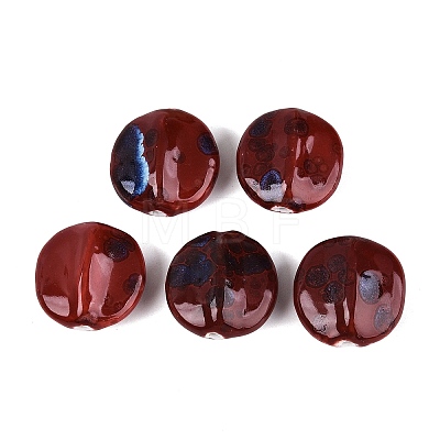 Vintage Handmade Porcelain Beads PORC-N013-22-05-1