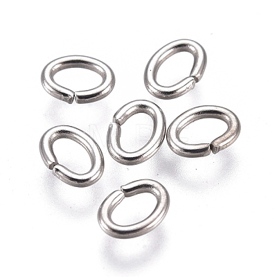 Tarnish Resistant 304 Stainless Steel Open Jump Rings STAS-F250-11P-H-1