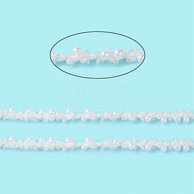 Plastic Seed Beaded Chains KY-K013-02-1
