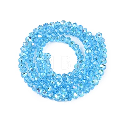 Electroplate Glass Beads Strands EGLA-A044-T4mm-L08-1