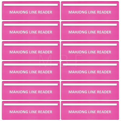 Plastic Mahjong Rules Reader AJEW-WH0796-53C-1