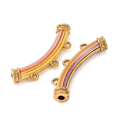 304 Stainless Steel Enamel Curved Tube Chandelier Component Links STAS-D263-17B-G-1