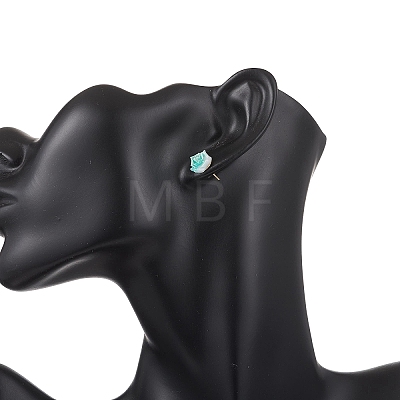 Plastic Stud Earrings EJEW-JE06899-1