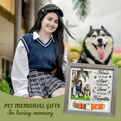 MDF Pet Photo Frames DIY-WH0525-018-1