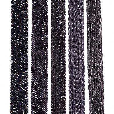 Electroplate Glass Beads Strands LS-EGLA-A044-T3mm-B15-1