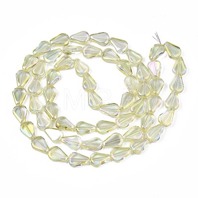 Electroplate Glass Beads Strands EGLA-S188-15-B03-1